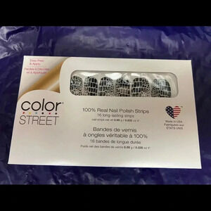 Color Street “HISS AND MAKE UP” SNAKE PRINT NAIL STRIPS